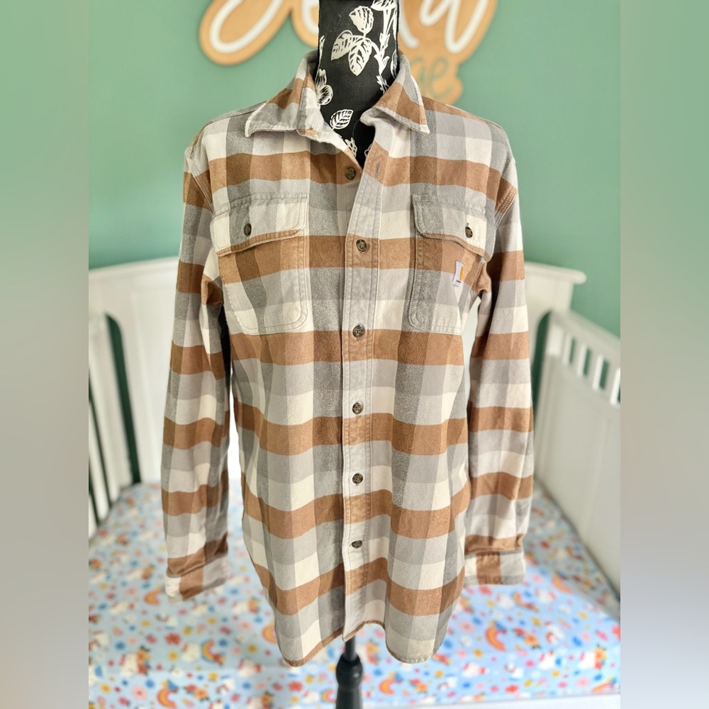 Carhartt men’s small loose fit flannel